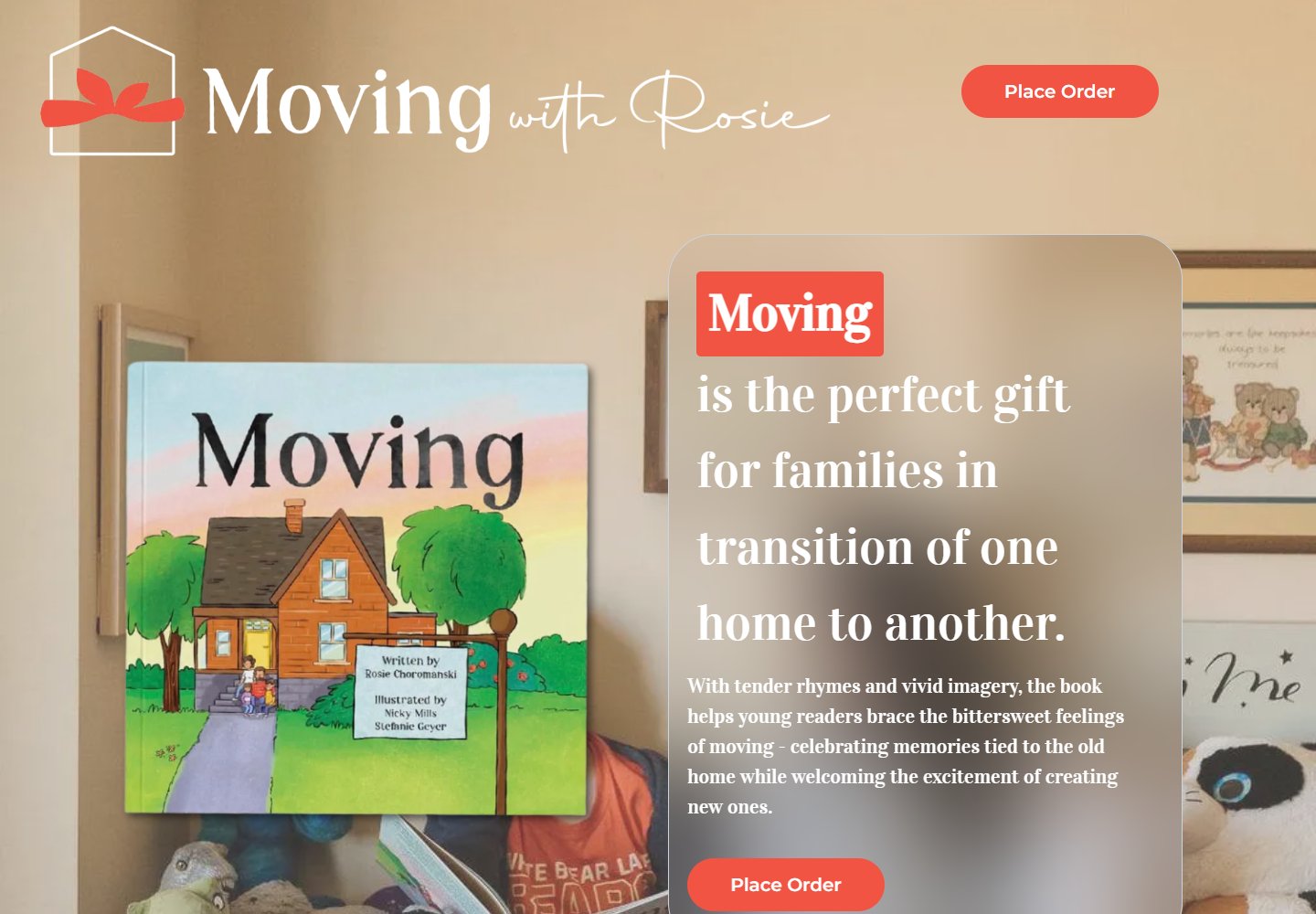 Moving with Rosie live website desktop capture